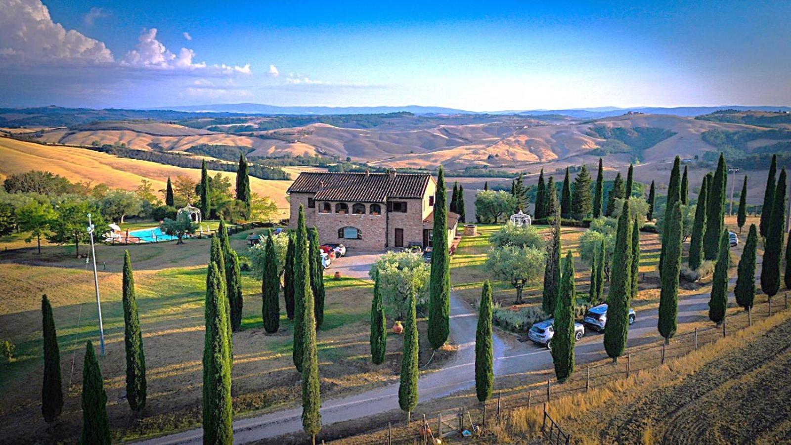 Podere Fornaci Asciano Exteriör bild